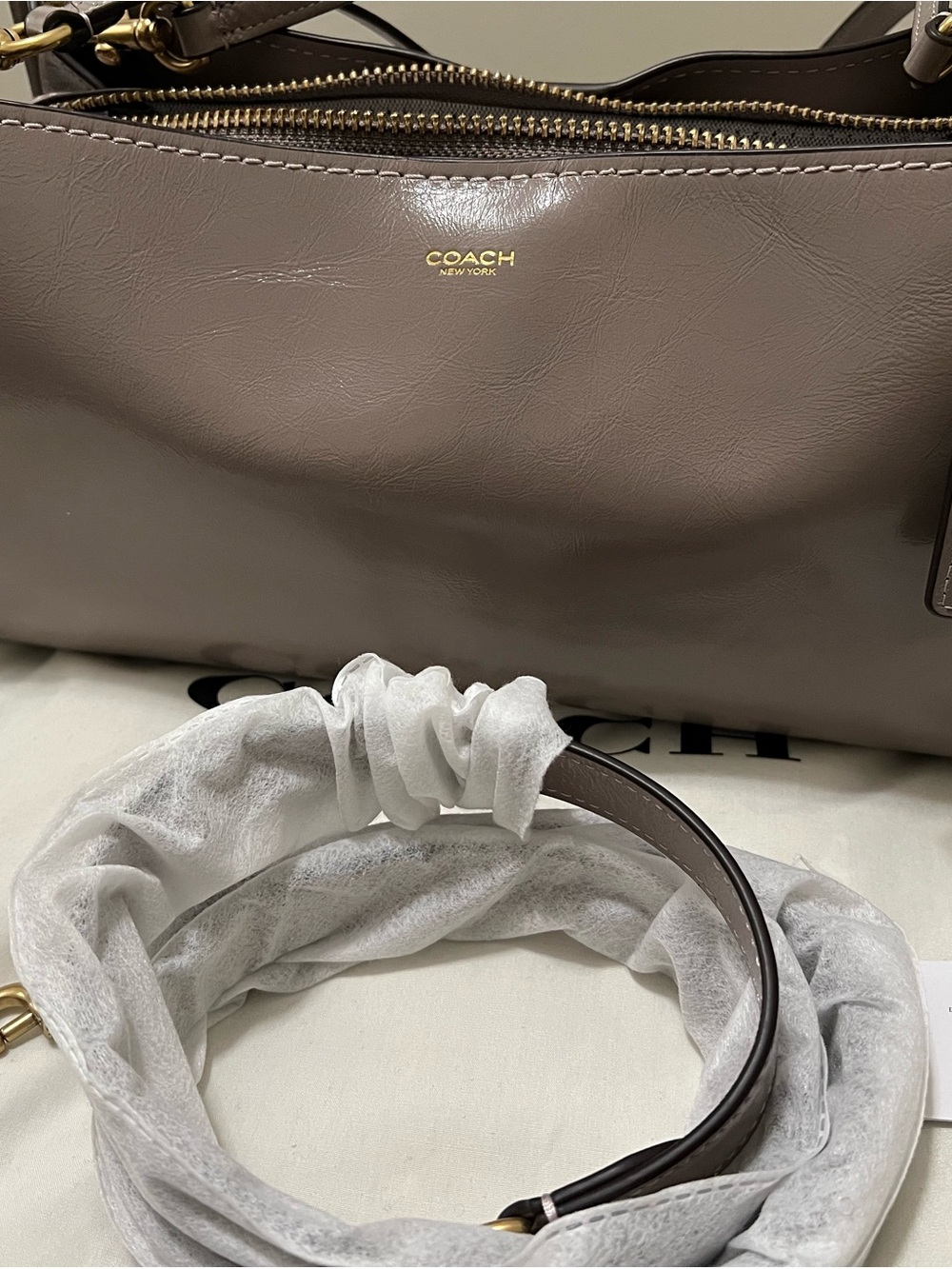 Coach Rogue 34 Ash Grey - Overseas exclusive.